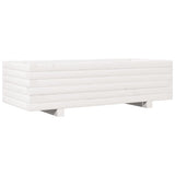 Vidaxx Pflanzgefäß 90x40x26,5 cm massives Kiefernholz weiß