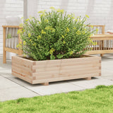 Vidaxx Pflanzgefäß 90x60x26,5 cm massives Kiefernholz