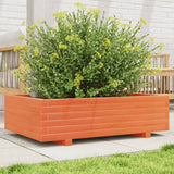 Vidaxx Pflanzgefäß 90x60x26,5 cm massives Kiefernholz, braun gewaschen