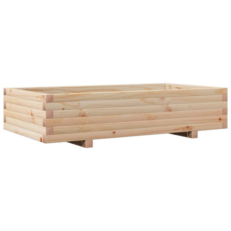 Vidaxx Pflanzgefäß 110x60x26,5 cm massives Kiefernholz
