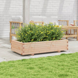 Vidaxx Pflanzgefäß 110x60x26,5 cm massives Kiefernholz