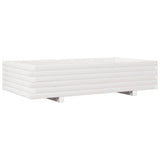 Vidaxx Pflanzgefäß 110x60x26,5 cm massives Kiefernholz weiß