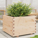 Vidaxx Pflanzgefäß 70x70x49,5 cm massives Kiefernholz