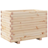 Vidaxl plantenbak 70x40x49,5 cm massief grenenhout