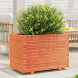Vidaxx Pflanzgefäß 70x40x49,5 cm massives Kiefernholz, braun gewaschen