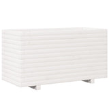 Vidaxx Pflanzgefäß 90x40x49,5 cm massives Kiefernholz weiß