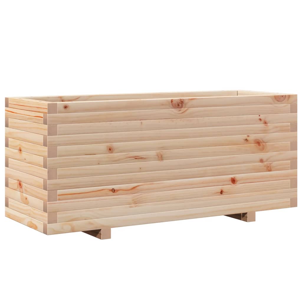 Vidaxx Pflanzgefäß 110x40x49,5 cm massives Kiefernholz