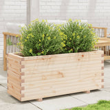 Vidaxx Pflanzgefäß 110x40x49,5 cm massives Kiefernholz