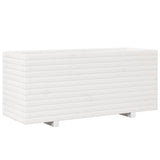 Vidaxx Pflanzgefäß 110x40x49,5 cm massives Kiefernholz weiß