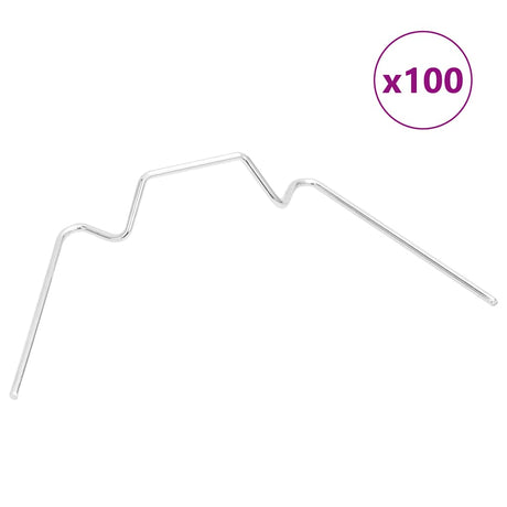 Vidaxl-Gewächshausklammern 100 Stück aus verzinktem Stahl