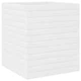 VidaXL Pflanzgefäß 40x40x46 cm massives Kiefernholz weiß