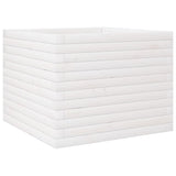 VidaXL Pflanzgefäß 60x60x46 cm massives Kiefernholz weiß