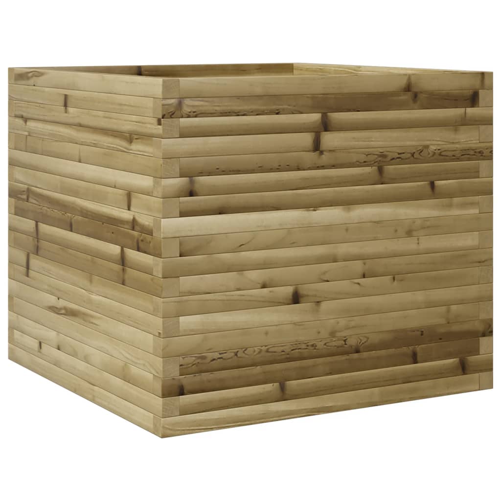 VidaXL Plantenbak 80x80x68,5 cm geïmpregneerd grenenhout