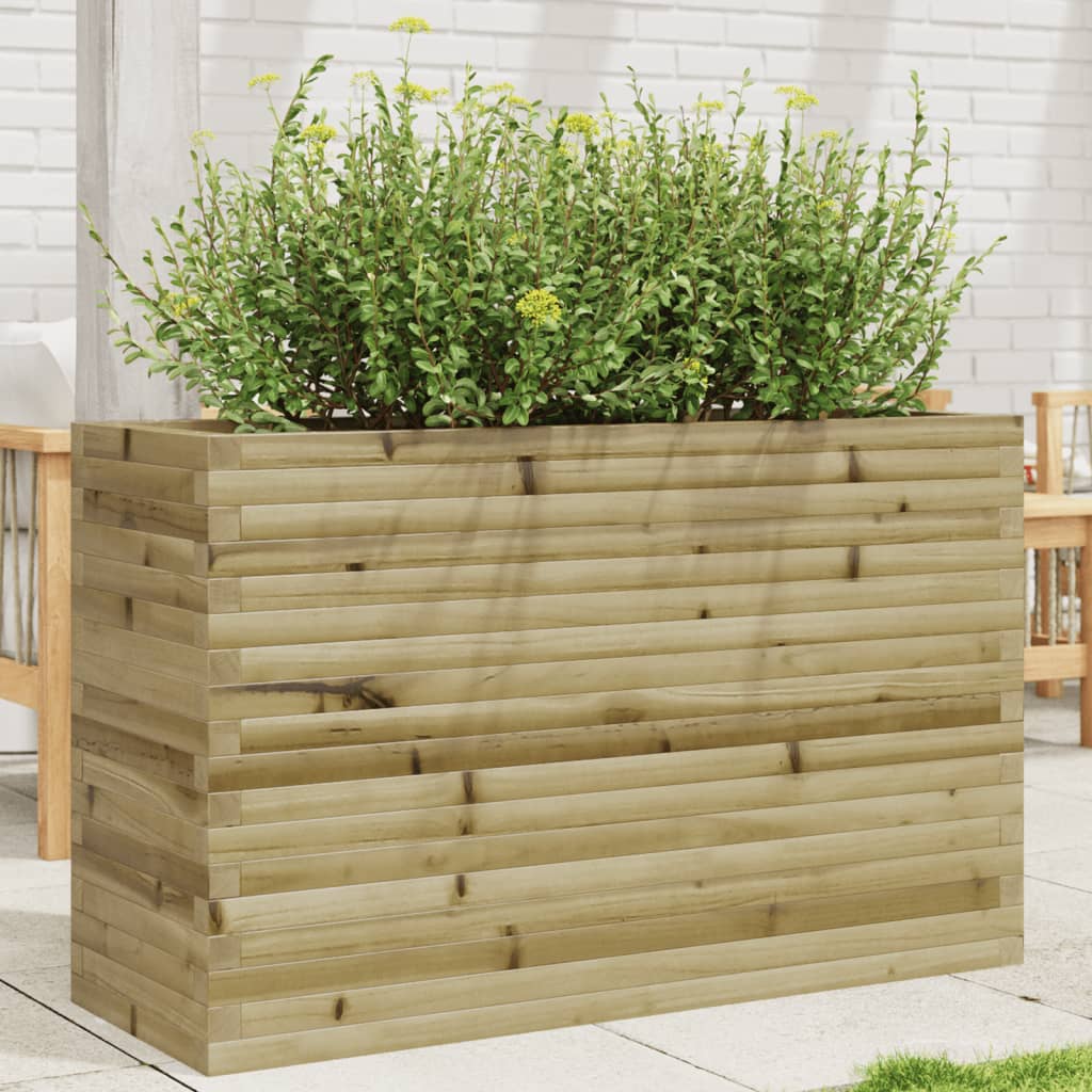 VidaXL Plantenbak 110x40x68,5 cm geïmpregneerd grenenhout