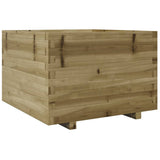 VidaXL Plantenbak 70x70x49,5 cm geïmpregneerd grenenhout