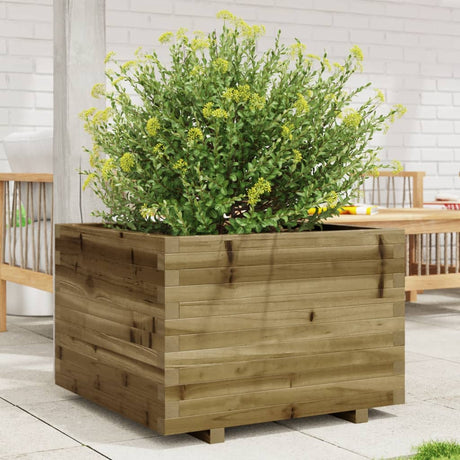 VidaXL Pflanzgefäß 70x70x49,5 cm imprägniertes Kiefernholz