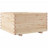 VidaXL Plantenbak 90x90x49,5 cm massief grenenhout