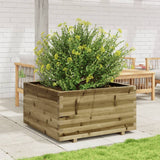 VidaXL Plantenbak 90x90x49,5 cm geïmpregneerd grenenhout