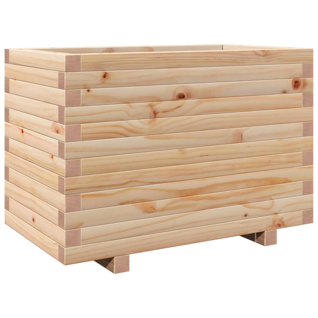 VidaXL Plantenbak 70x40x49,5 cm massief grenenhout