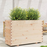 VidaXL Plantenbak 110x40x72,5 cm massief grenenhout