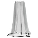 VidaXL Moskitonetz für Regenschirm 220 Mesh φ330x250 cm schwarz