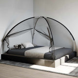 VidaXL Moskitonetz mit Türen Mongolia 220 Mesh 200x180x135 cm Schwarz