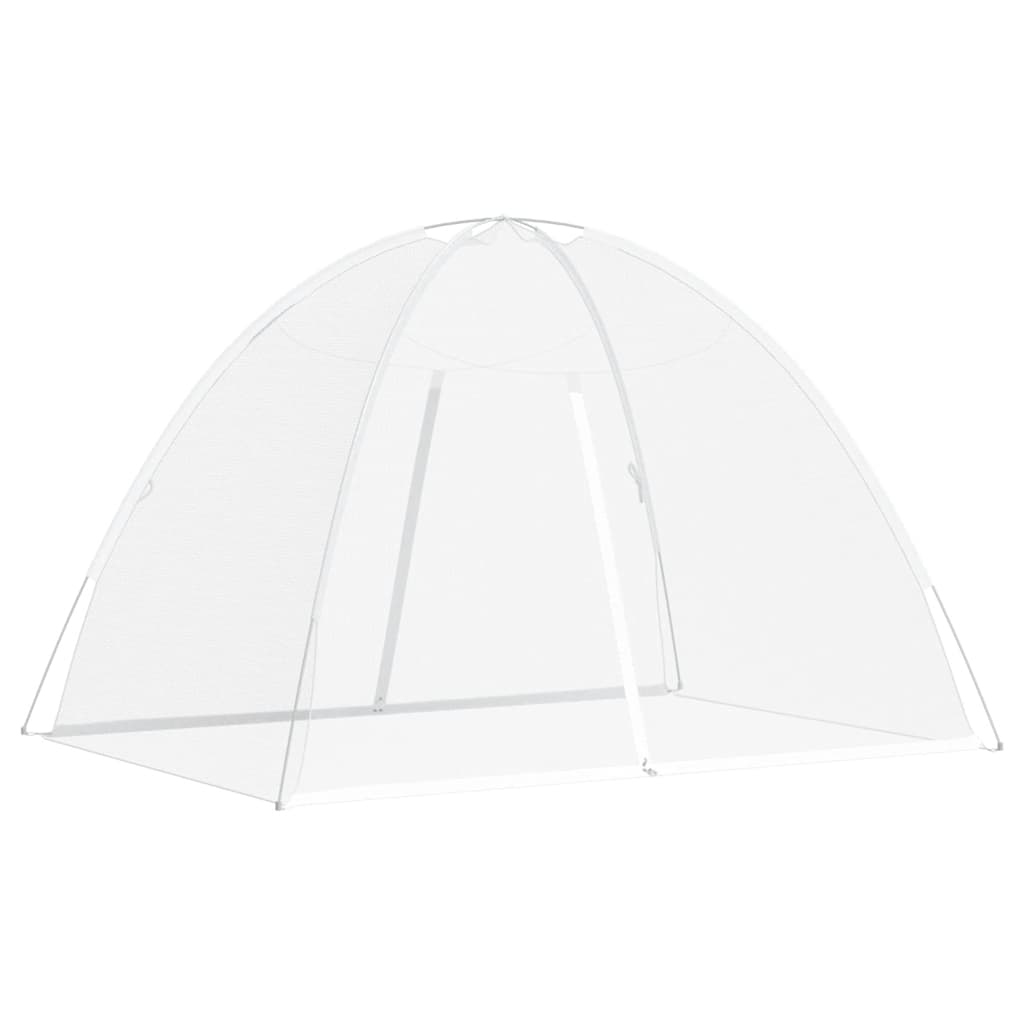 Vidaxx Moskitonetz mit Türen Mongolei 220 Mesh 200x150x140 cm weiß