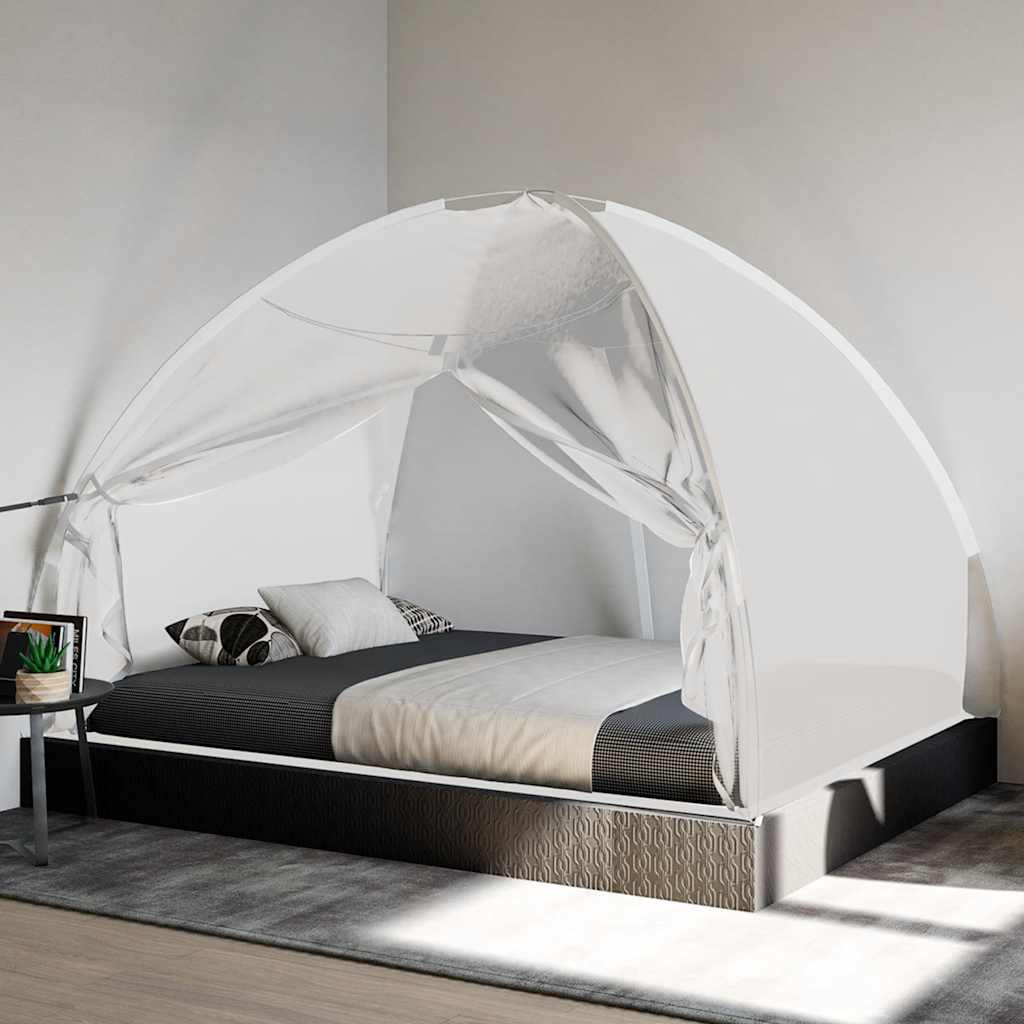 Vidaxx Moskitonetz mit Türen Mongolei 220 Mesh 200x150x140 cm weiß