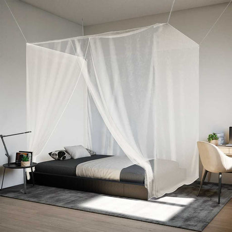 VidaXL hängendes Moskitonetz 156 Mesh 220x200x210 cm weiß
