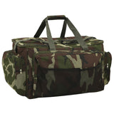 VidaXL Angeltasche wasserdicht Camouflage Oxford-Stoff grün