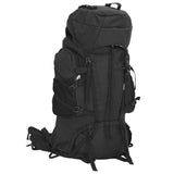 VidaXL Wanderrucksack 60 l Oxford-Stoff schwarz