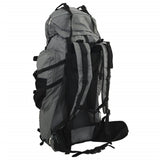 VidaXL Wanderrucksack 60 l Oxford-Stoff grau