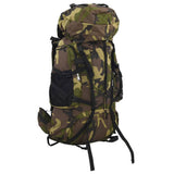 VidaXL Wanderrucksack 60 l Camouflage Oxford-Stoff grün