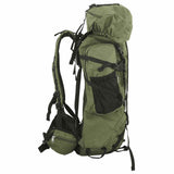 VidaXL Wanderrucksack 60 l Oxford-Stoff Armeegrün