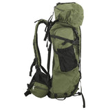 VidaXL Wanderrucksack 80 l Oxford-Stoff Armeegrün