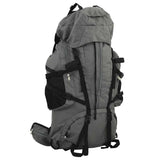 VidaXL Wanderrucksack 100 l Oxford-Stoff grau