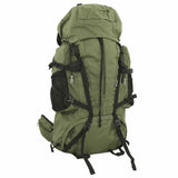 VidaXL Wanderrucksack 100 l Oxford-Stoff Armeegrün