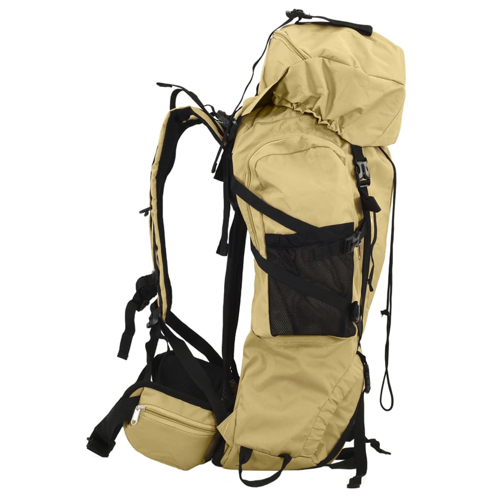 Vidaxl Wanderrucksack 100 l Oxford-Stoff khakifarben