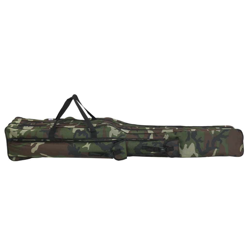 Vidaxl Hengeltas 150 cm Camouflage Oxford tissu vert