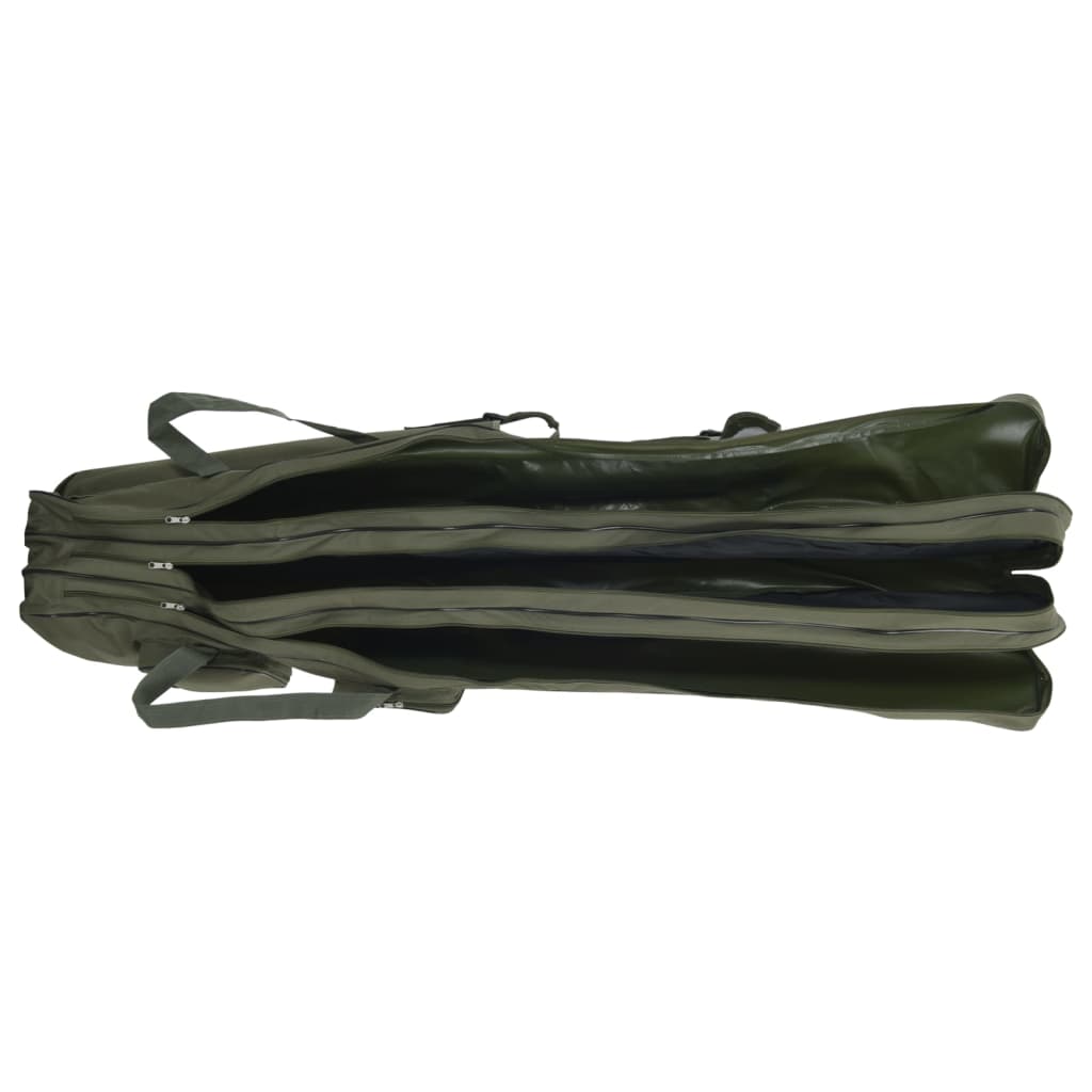 VidaXL Angelrutentasche 160 cm Oxford-Stoff dunkelgrün