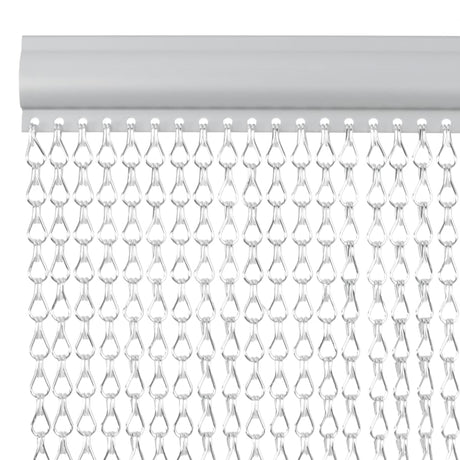 Vidaxx Fliegenvorhangketten 56x186 cm Aluminium