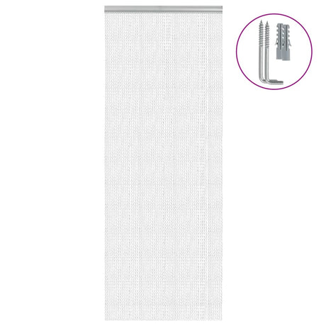 Vidaxx Fliegenvorhangketten 80x201 cm Aluminium