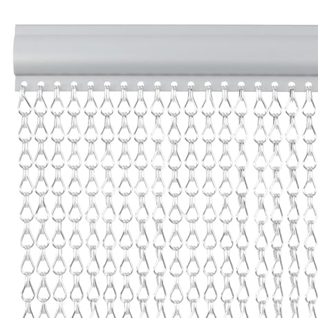 Vidaxx Fliegenvorhangketten 80x201 cm Aluminium