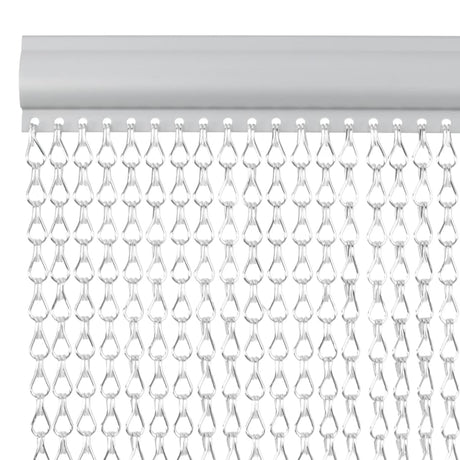 Vidaxx Fliegenvorhangketten 80x212 cm Aluminium