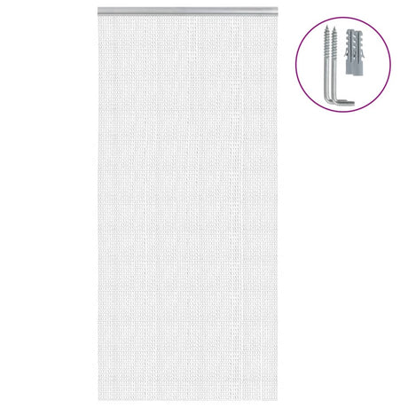 Vidaxx Fliegenvorhangketten 100x200 cm Aluminium