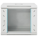 Vidaxx Netzwerkschrank Wandmontage 9h 19 IP20 53x40x45 cm