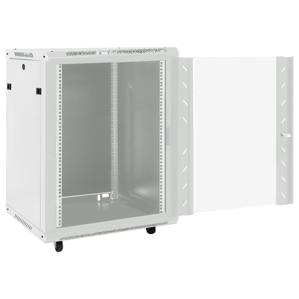 Vidaxl Network Cabinet med Rotary Wheels 15H 19 IP20 60x45x86 cm