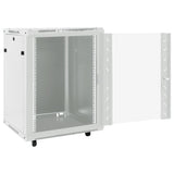 Vidaxl Network Cabinet med Rotary Wheels 15H 19 IP20 60x45x86 cm