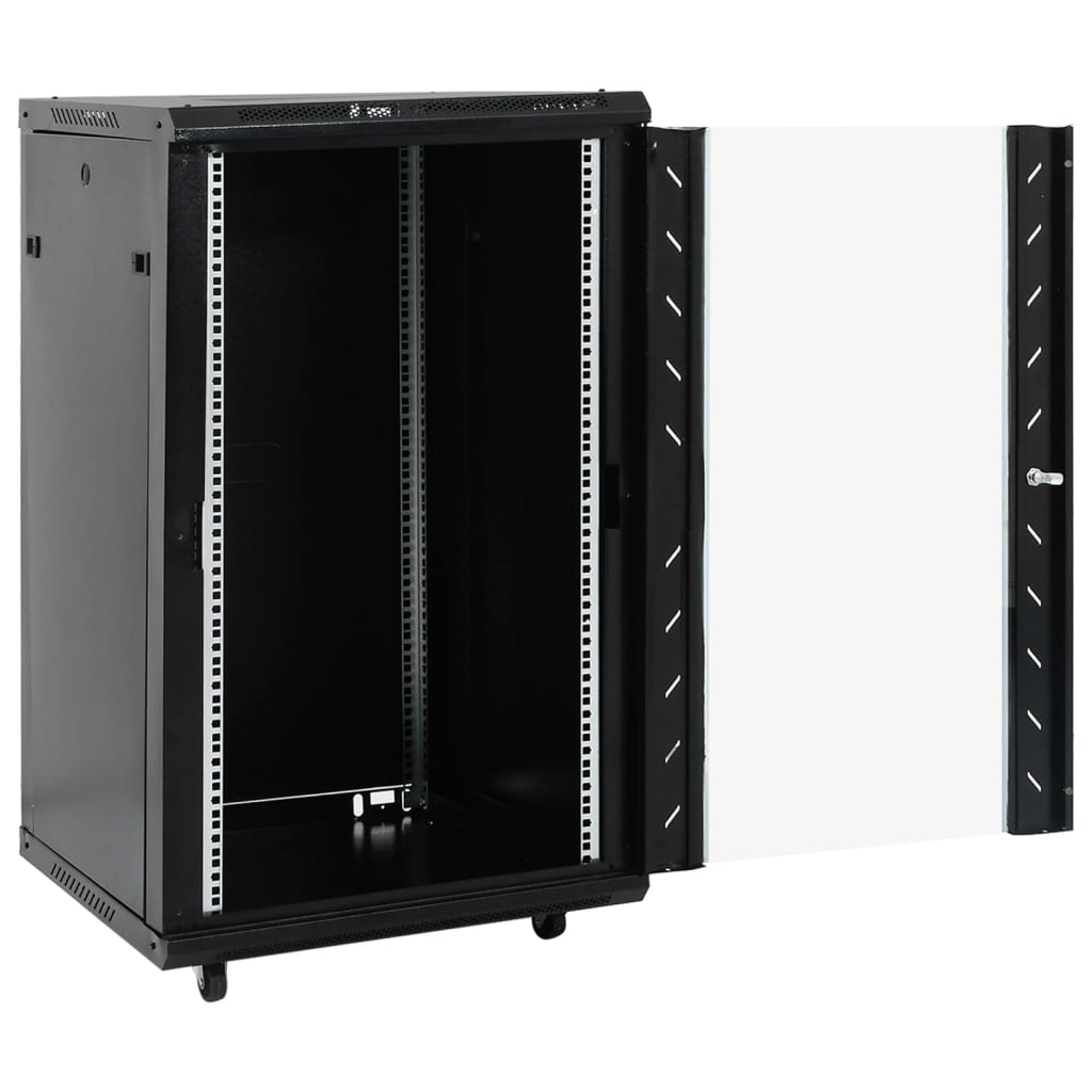 Vidaxl Network Cabinet con ruote rotanti 18H 19 IP20 60x60x100 cm