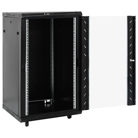 Vidaxxl Netzwerkschrank mit Drehrädern 18h 19 ip20 60x60x100 cm
